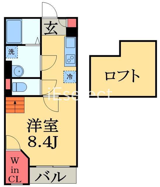 LNアーバンブルー(1K/3階)の間取り写真