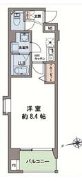 ALBERO LUNA 420(1K/2階)の間取り写真