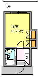 ＪＲ京浜東北線 大井町駅 徒歩14分 2階建 築36年(1K/1階)の間取り写真
