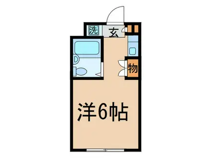 パールマンション 東伏見(ワンルーム/1階)の間取り写真