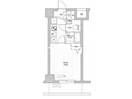 N-STAGE HON-ATSUGI SAKAECHO(1K/1階)の間取り写真