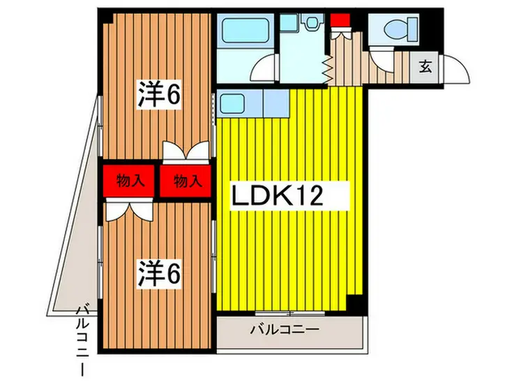 ユナミビル 3階階 間取り