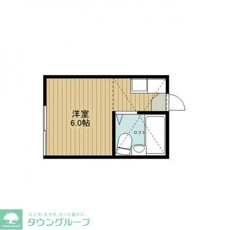 スカイハイツ高坂 2階階 間取り