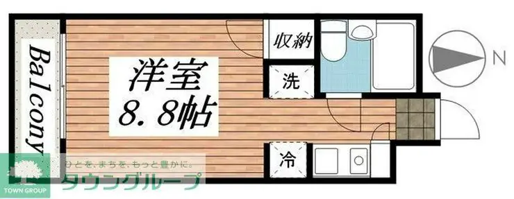 メゾンドロワジール 1階階 間取り