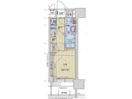 プレサンス大正エミナンス(1K/3階)の間取り写真