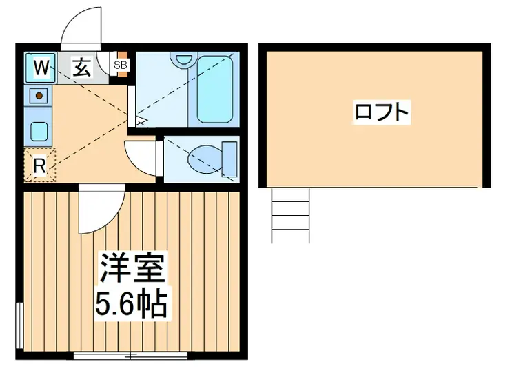 フローラ共和 2階階 間取り