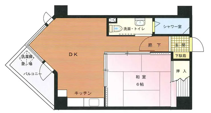 中銀高輪マンシオン 13階階 間取り
