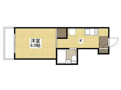 緑井アセットステージ(1K/3階)の間取り写真