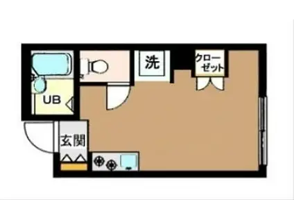 ダイヤモンドレジデンス仲御徒町(ワンルーム/1階)の間取り写真