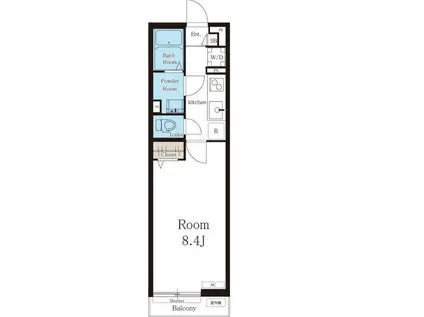 リブリ・NEOVITA(1K/1階)の間取り写真