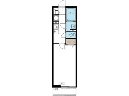 グレイス北戸田(1K/1階)の間取り写真