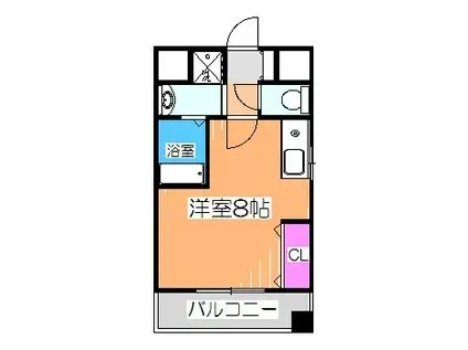 ライフデザイン新金岡C棟(ワンルーム/5階)の間取り写真