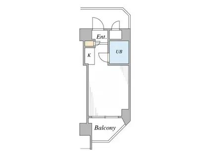 TOP池袋NO.1(ワンルーム/7階)の間取り写真