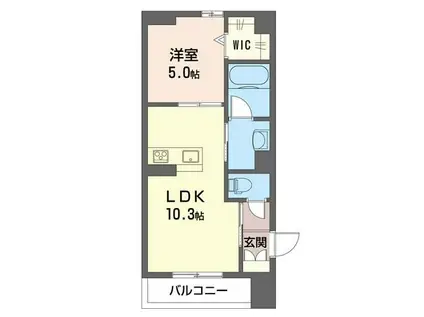 シャトー・ベノワ(1LDK/3階)の間取り写真