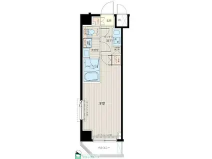 ルーブル中板橋六番館(1K/3階)の間取り写真