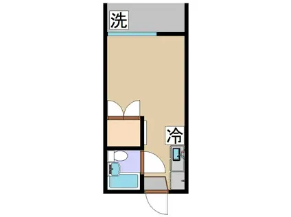 メゾンタカヤマ(ワンルーム/1階)の間取り写真