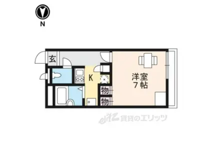 レオパレスTOMATO HS(1K/1階)の間取り写真