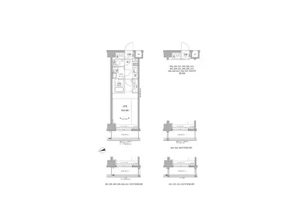 RELUXIA GRANDE川崎(1K/6階)の間取り写真