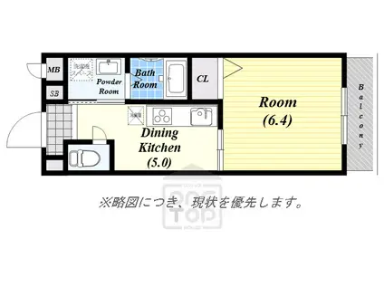 第10関根マンション(1DK/3階)の間取り写真
