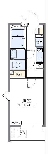 レオネクストグランツ藤23(1K/3階)の間取り写真