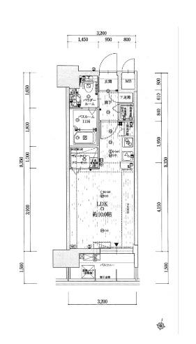 グランフォーレ大名プレミア(1LDK/2階)の間取り写真