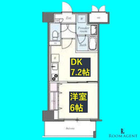 コンセール葵(1DK/3階)の間取り写真