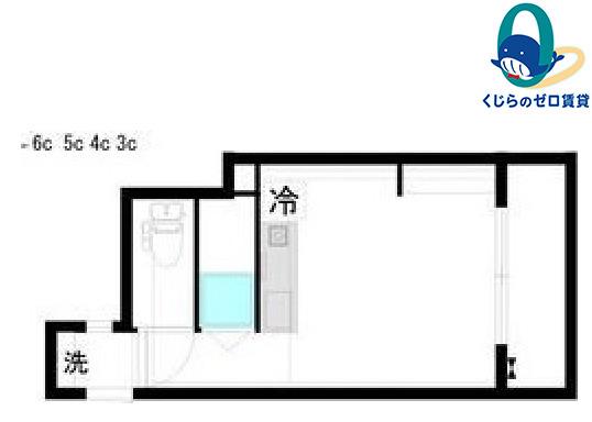 LEVANTE SAKAE イースト(ワンルーム/5階)の間取り写真