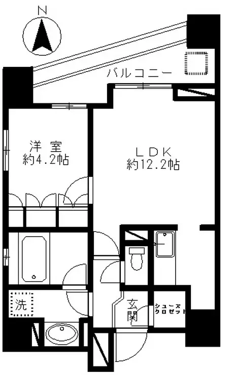 プライア渋谷 11階階 間取り