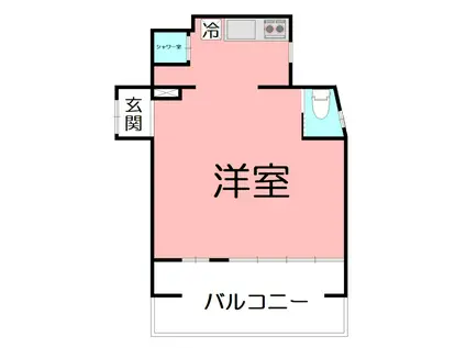 ART HILLS(ワンルーム/3階)の間取り写真