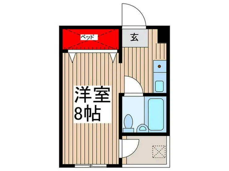 ストロベリーキューブ 3階階 間取り