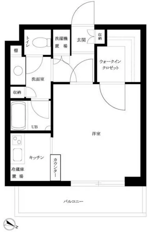 ルーブル学芸大学五番館 2階階 間取り