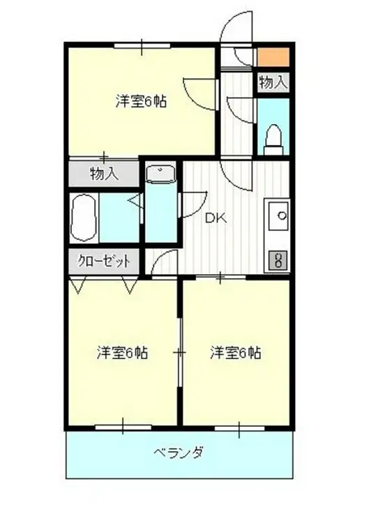 パークサイド茅山 1階階 間取り
