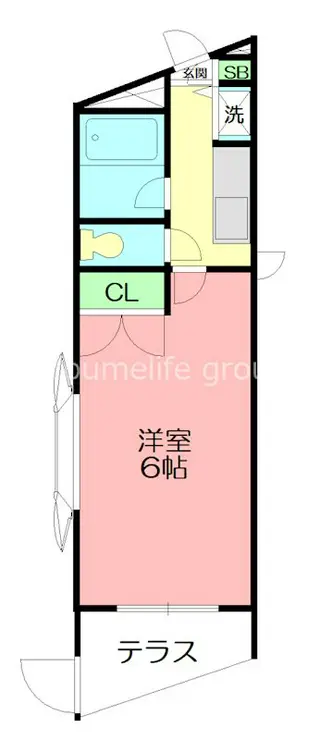 ユースフル伊勢原 1階階 間取り