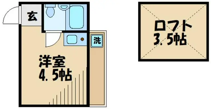 ロフト高津 1階階 間取り