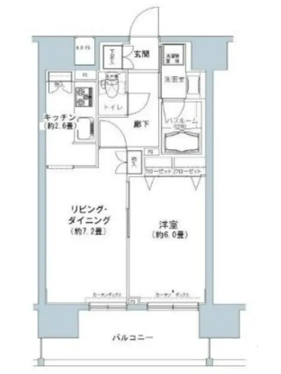 パークキューブ板橋本町 3階階 間取り