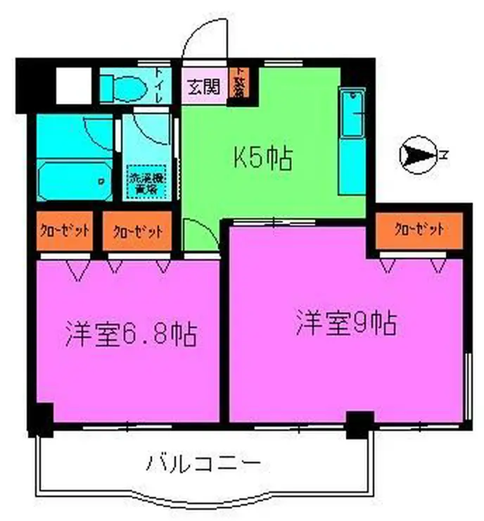 上石神井レジデンス 5階階 間取り
