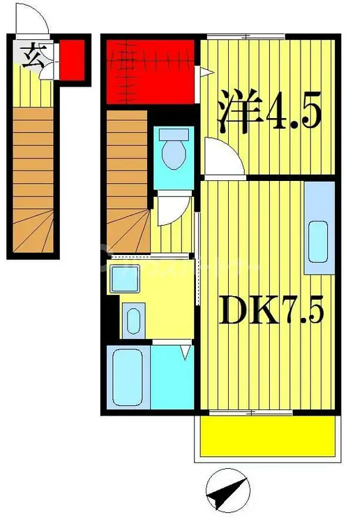 ソーヤエイトクファーム 2階階 間取り