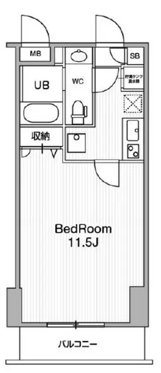 アーバンフラッツ池袋プレミアム 4階階 間取り