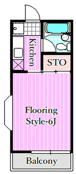 ハイツBROS 1階階 間取り