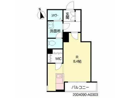 グレイスコート(ワンルーム/3階)の間取り写真