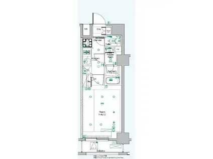 シーフォルム南池袋(1K/6階)の間取り写真