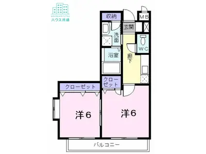 ANNEX31-V(2K/1階)の間取り写真