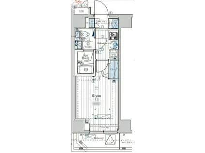 横浜吉野町ステーションフロント(1K/1階)の間取り写真