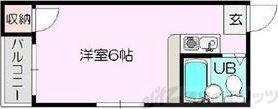 アヴァンス北大阪(ワンルーム/2階)の間取り写真