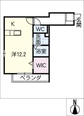 ＪＲ東海道本線 岐阜駅 バス乗車時間：29分 最寄りバス停で下車 徒歩3分 3階建 築9年(ワンルーム/1階)の間取り写真