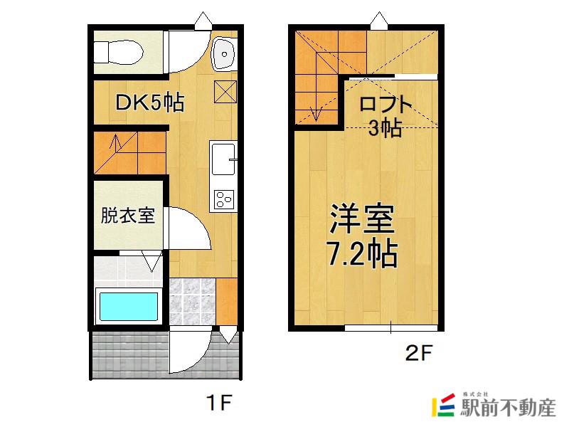 ジラソーレK A棟(1SDK/1階)の間取り写真