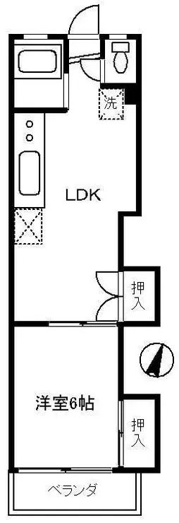 第二丸共ビル 4階階 間取り