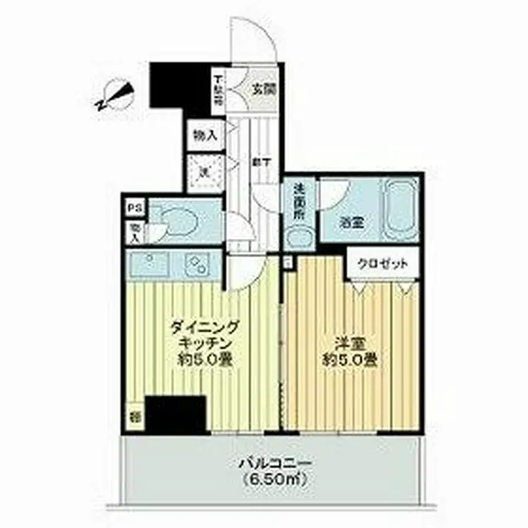 ライオンズタワー池袋 13階階 間取り