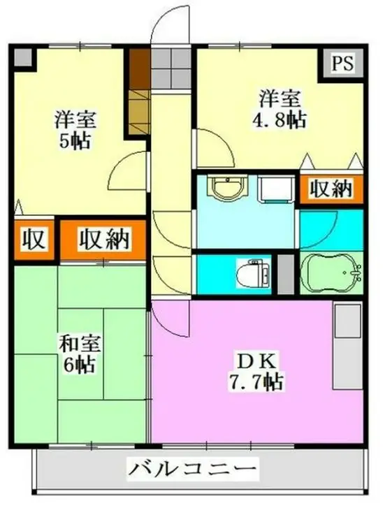 メイグリーン塚田 4階階 間取り