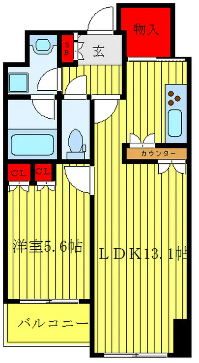 ウエストパークタワー池袋 18階階 間取り